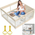 Fodoss Baby Playpen with Mat 47x47in - Compact Safe Play Area
