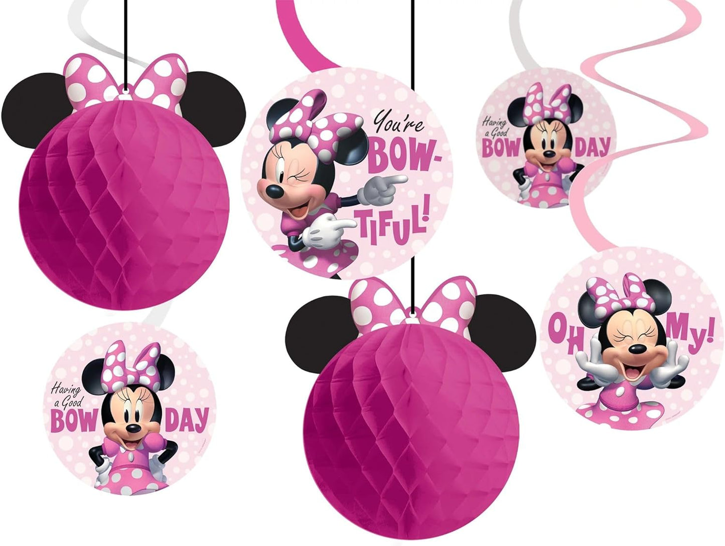 12 Minnie Mouse Forever Party Swirls Bundle
