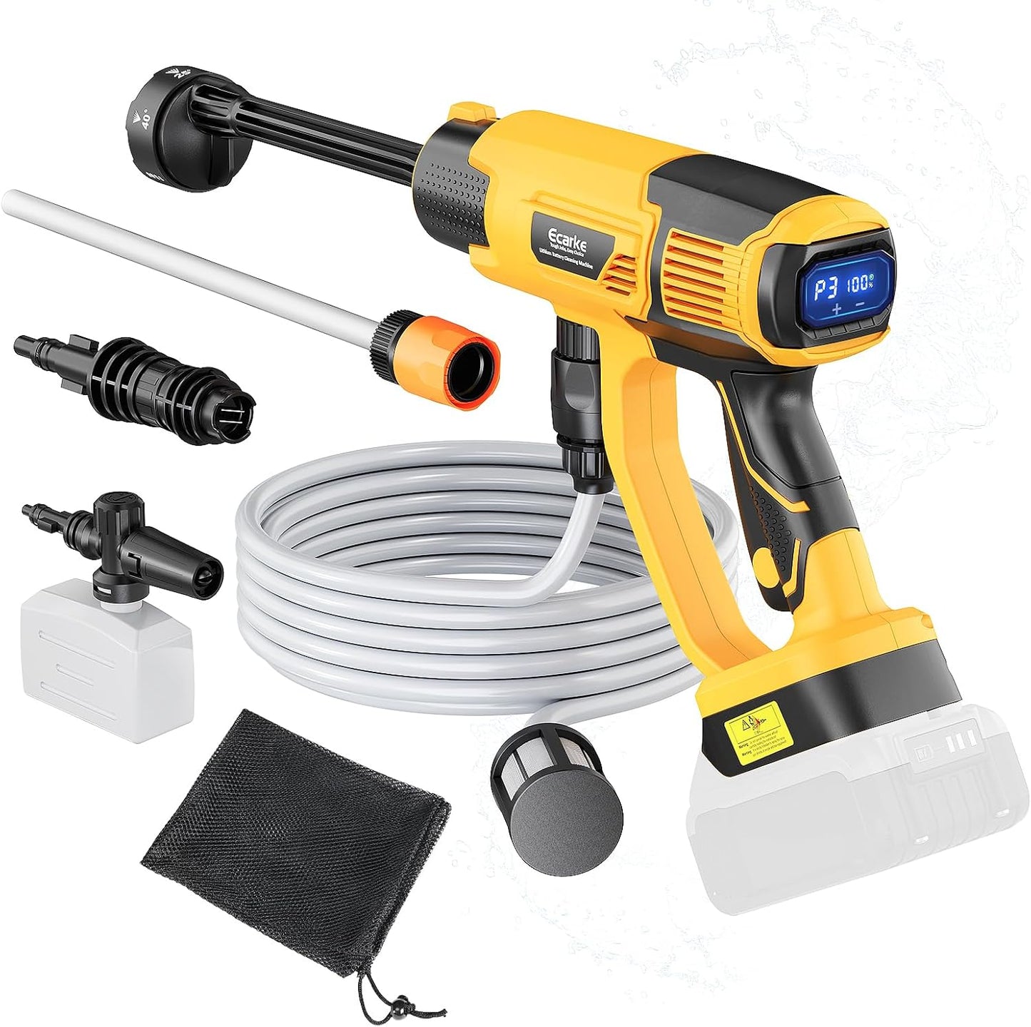 Cordless Pressure Washer with 800 PSI for Ultimate Cleaning Power