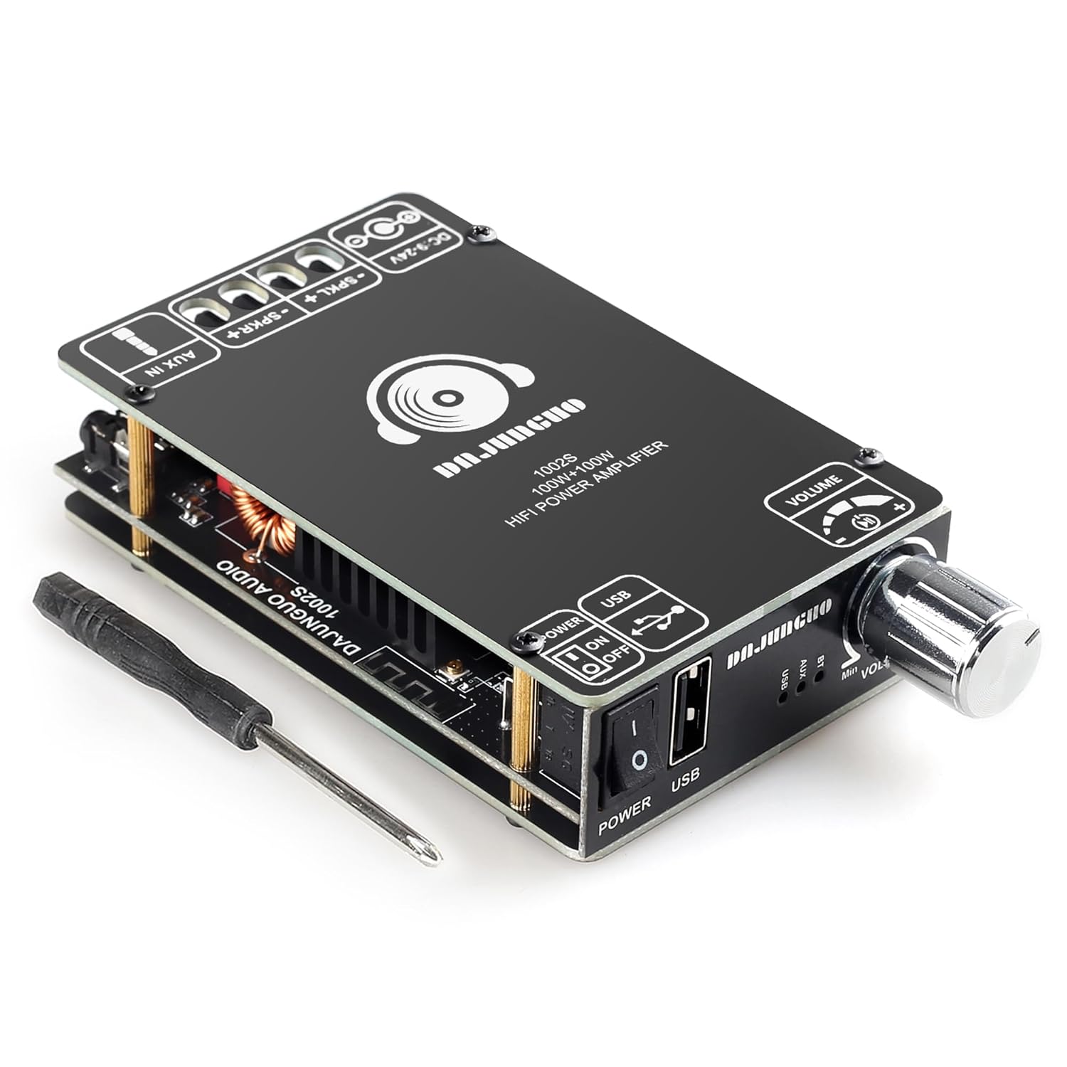 100W Dual Chip Bluetooth Amp Board - AUGUESLD