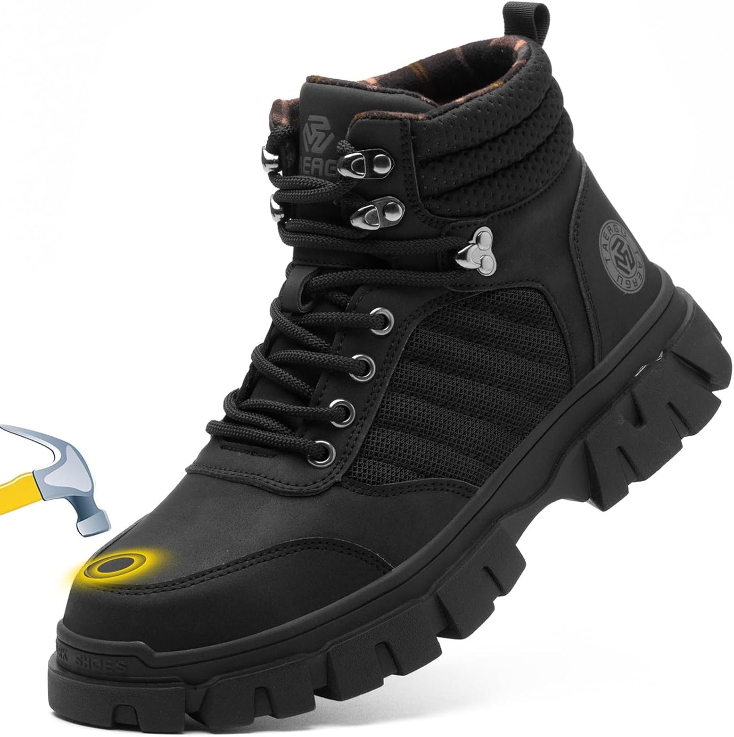 Waterproof Steel Toe Boots for Men - Comfortable Safety Footwear