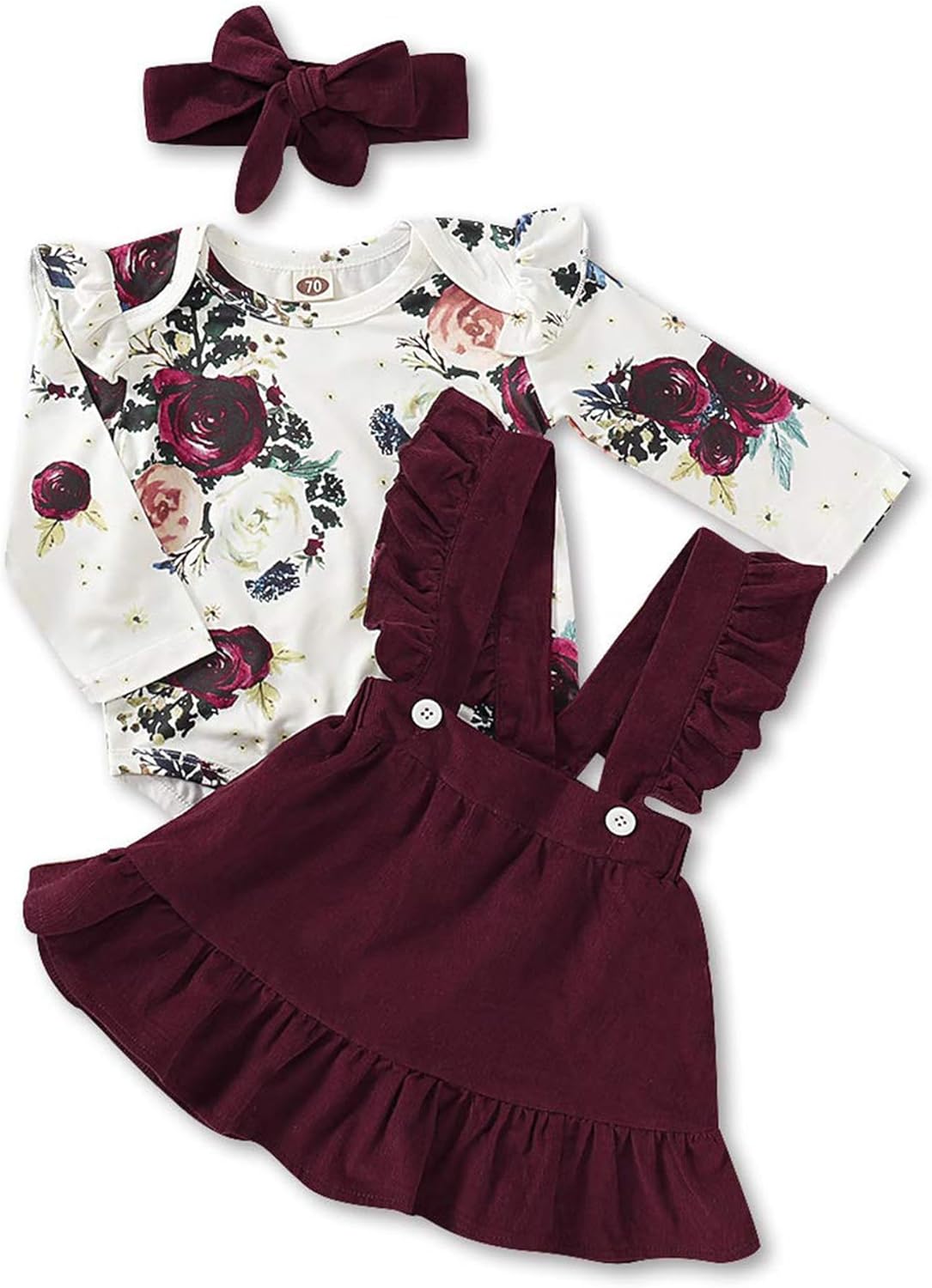 Adorable Ruffle Romper Set by Kucnuzki