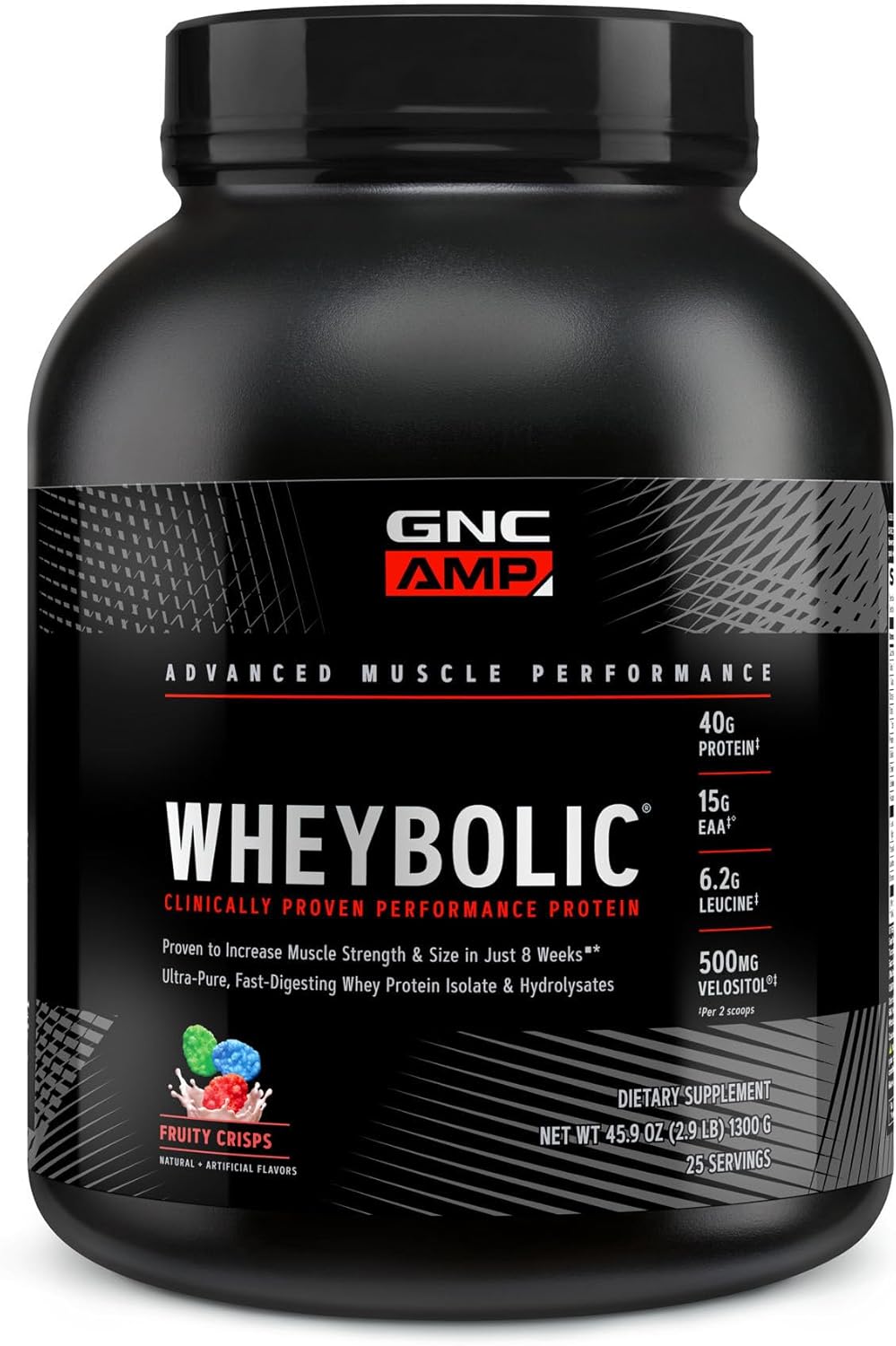 GNC AMP Wheybolic Protein Powder for Muscle Strength and Growth