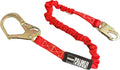 Palmer Safety 6 FT Single Leg Safety Lanyard with Shock Absorber