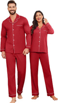 Ekouaer Couple Matching Pajamas 100% Cotton Long Sleeve - Cozy Sets is