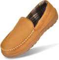 MIXIN Mens Moccasins Slippers Slip On - Warm Memory Foam Comfort