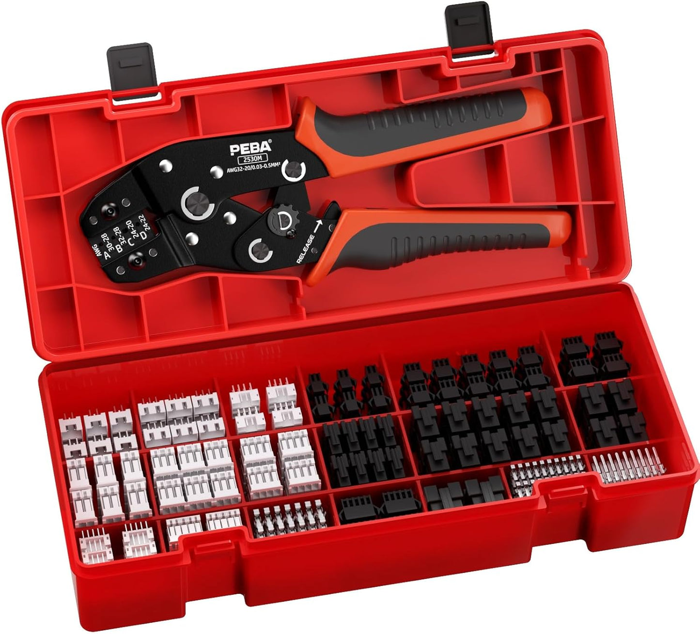 PEBA Crimping Tool and JST Connector Kit for DIY Electronics