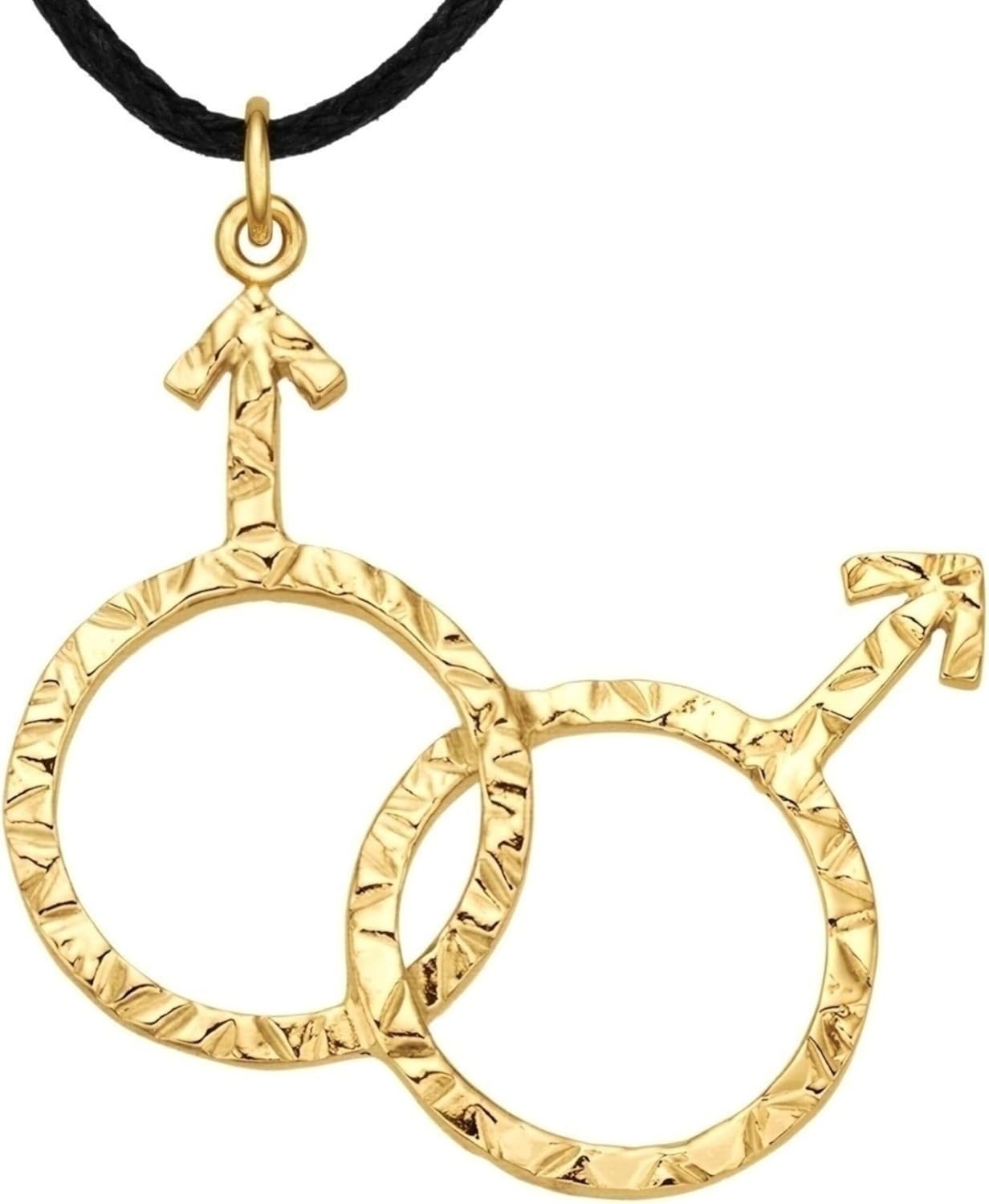 PRIDE Fashion Gender Symbols Pendant in 925 Sterling Silver