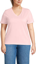 Women's Relaxed American-Grown Supima Cotton V-Neck Tee - Soft Fit