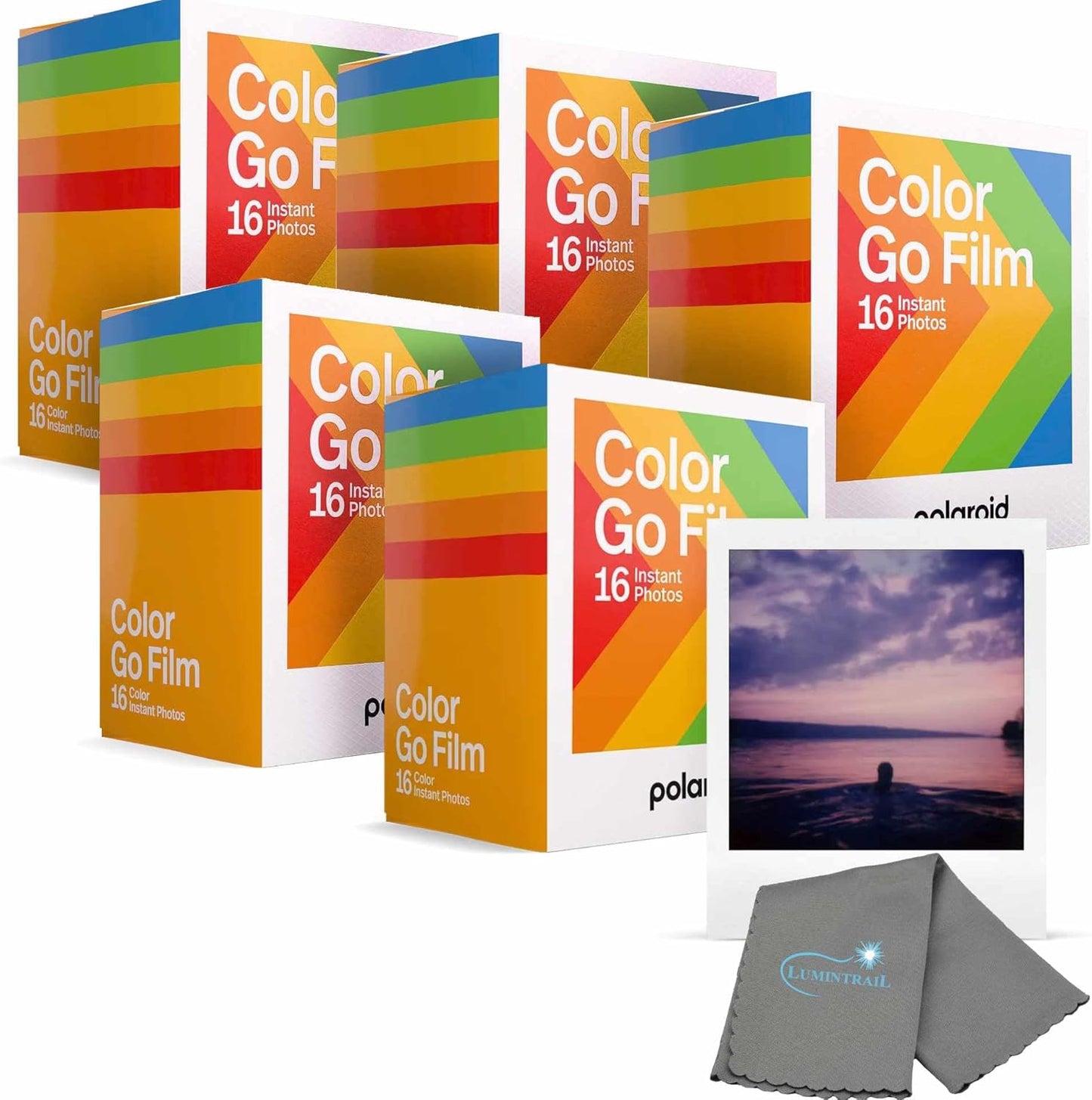 Go Color Film for Polaroid Go Camera - 80 Mini Photos Pack