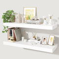 Axeman 32in Floating Shelves 2 Pack - Deep Rustic Wall Storage