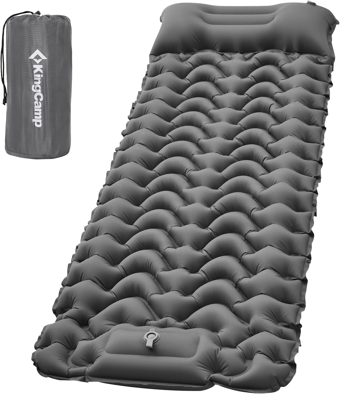 KingCamp Ultralight Inflatable Sleeping Pad for Camping Comfort