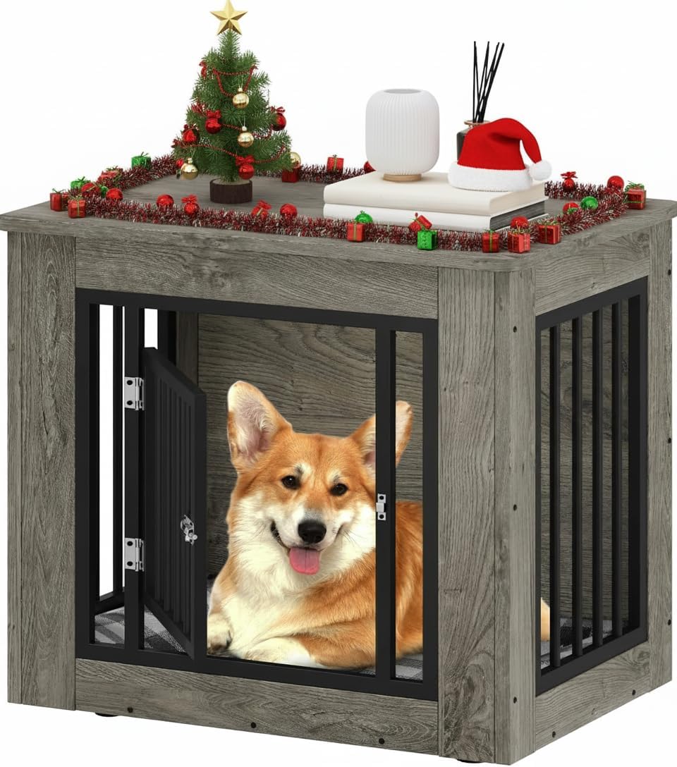 YITAHOME 27.2in Dog Crate Furniture for Medium Dogs, Stylish Design