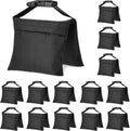 14 Pack Sandbags with Buckle Straps - Heavy Duty Studio Weights