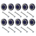4 in Casters 3/8 in Axle Shopping Cart Replacement Polyurethane Wheels
