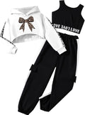 Hilinker Girls Graphic 3 Piece Outfits for Active Lifestyle