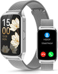 Smart Watch Fitness Tracker with 24/7 Sleep Monitor - Silver 1.55in