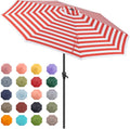 10 ft Patio Market Umbrella with Crank & Push-Button Tilt - Fade