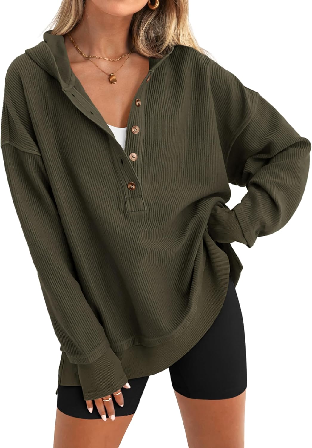 PRETTYGARDEN Womens Oversized Long Sleeve Hoodie for Fall 2025
