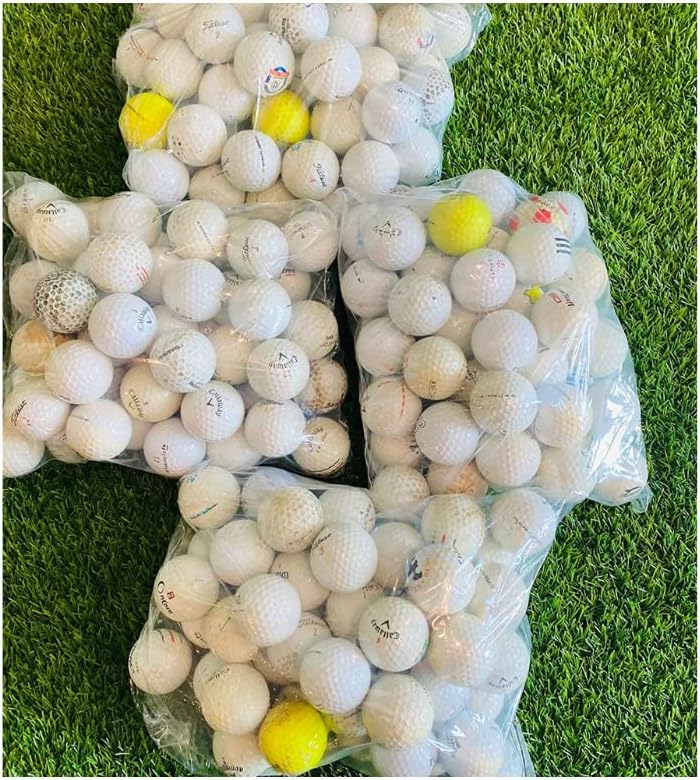 100% Recycled Golf Balls for Eco-Friendly Practice & Play