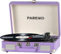 Record Player 3 Speed Turntable Portable Suitcase - Bluetooth Battery