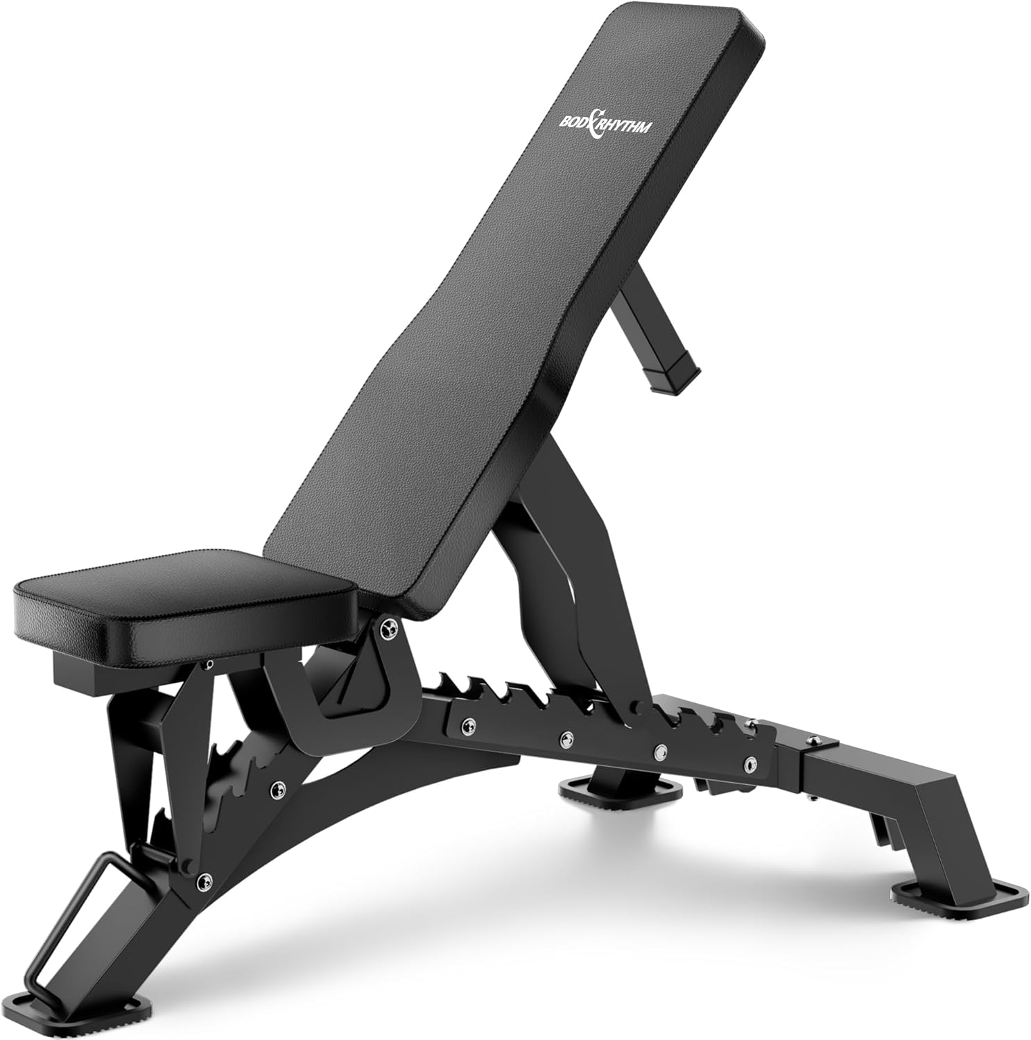 BODYRHYTHM Commercial-Grade Weighted Bench for Home Gym Workouts