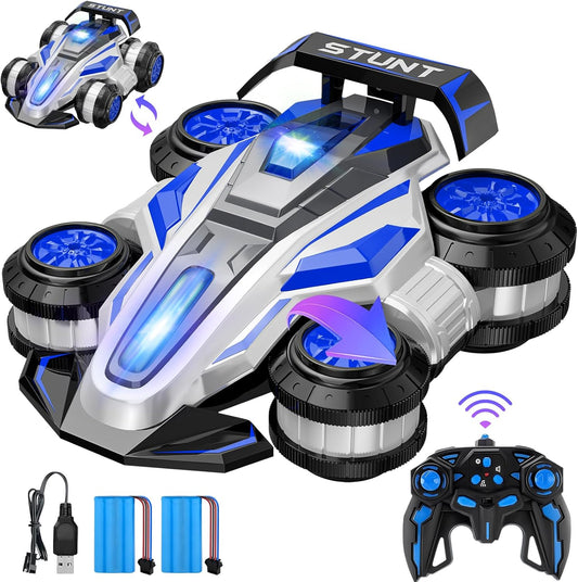 360-Degree Transforming RC Stunt Car for Kids