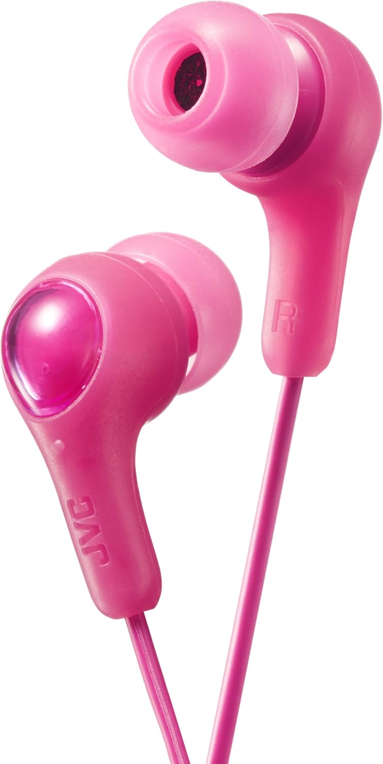 JVC Gumy Earbud Headphones - Powerful Sound & Secure Fit