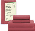 California King Organic Cotton Sheet Set for Ultimate Comfort