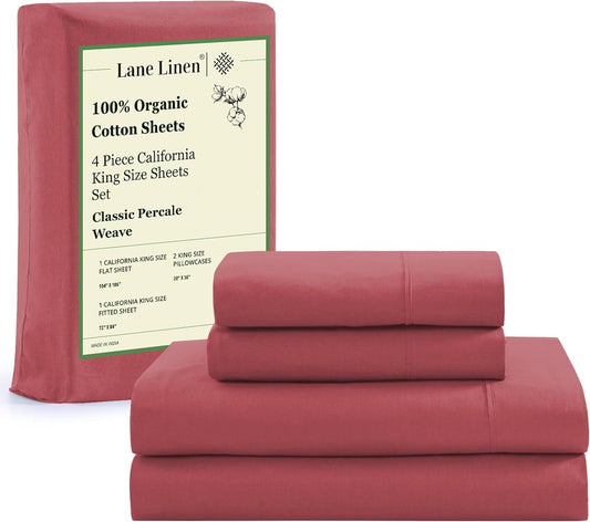 Organic Cotton California King Sheets Set for Luxurious Comfort