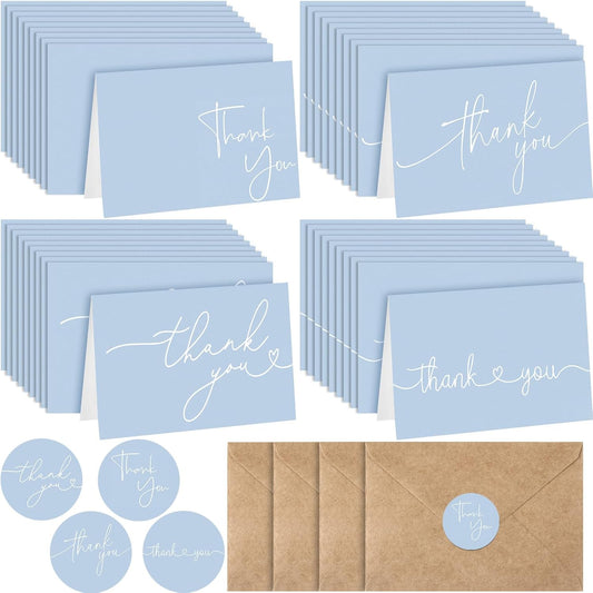 Teling 200 Set Thank You Cards with Envelopes for All Occasions