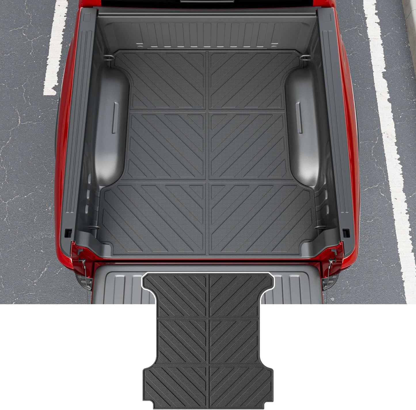 5.7FT Truck Bed Mat for 2019-2026 Dodge Ram 1500 - Durable & Easy