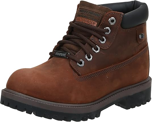 Skechers Men's Sargeants-Verdict Waterproof Boot for Comfort