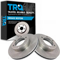 TRQ Front Brake Rotors Set Vented for Toyota Sequoia & Tundra