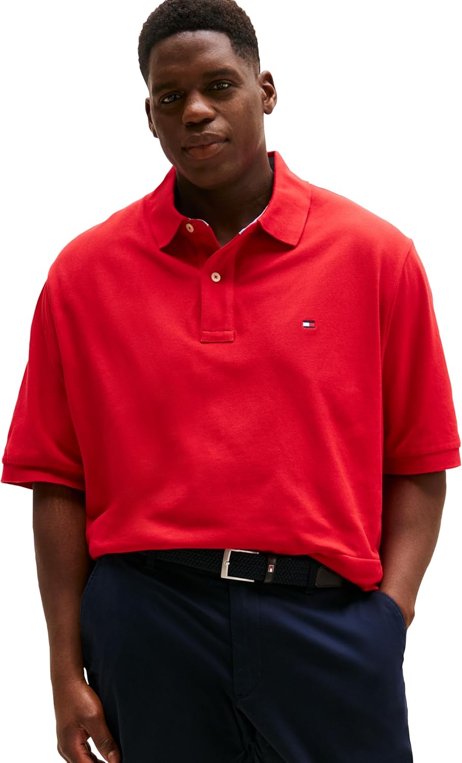 Tommy Hilfiger Men's Big & Tall Short Sleeve Cotton Polo Shirt