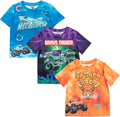Monster Jam 3-Pack Kids Graphic Tees - Toddlers to Big Kids