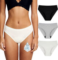 Leak Proof Underwear for Women Incontinence Bikini - Cotton, 3Pack