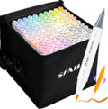101 Pastel Alcohol Markers Brush & Fine Set - Dual Tip Art Markers
