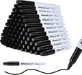 Permanent markers 100 pack - quick dry, waterproof bulk set