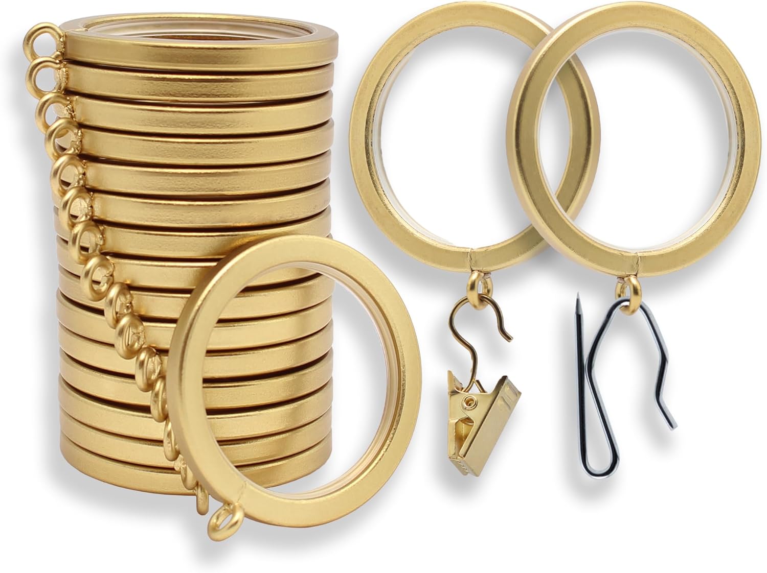 BlastHome Luxury Curtain Rings for Stylish Home Decor