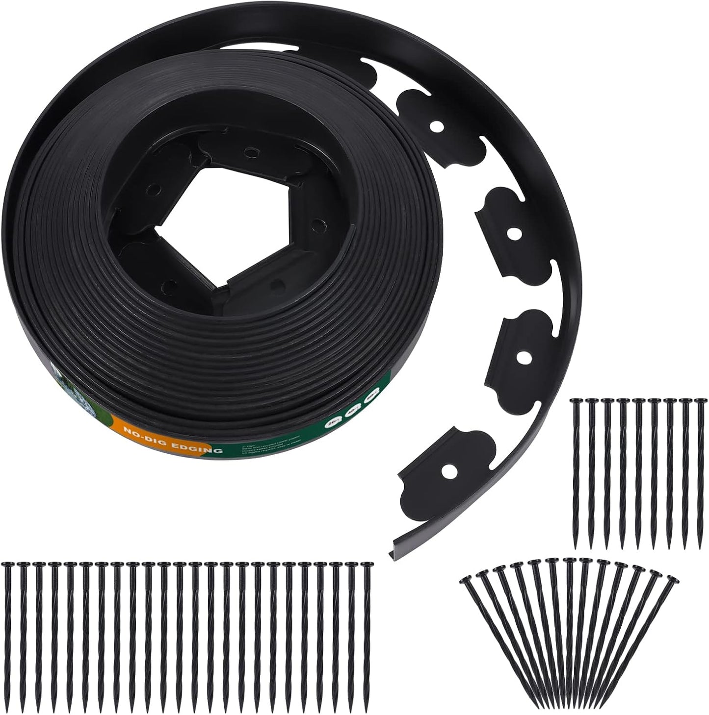 No Dig Durable Garden Landscape Edging Kit for Flower Gardens
