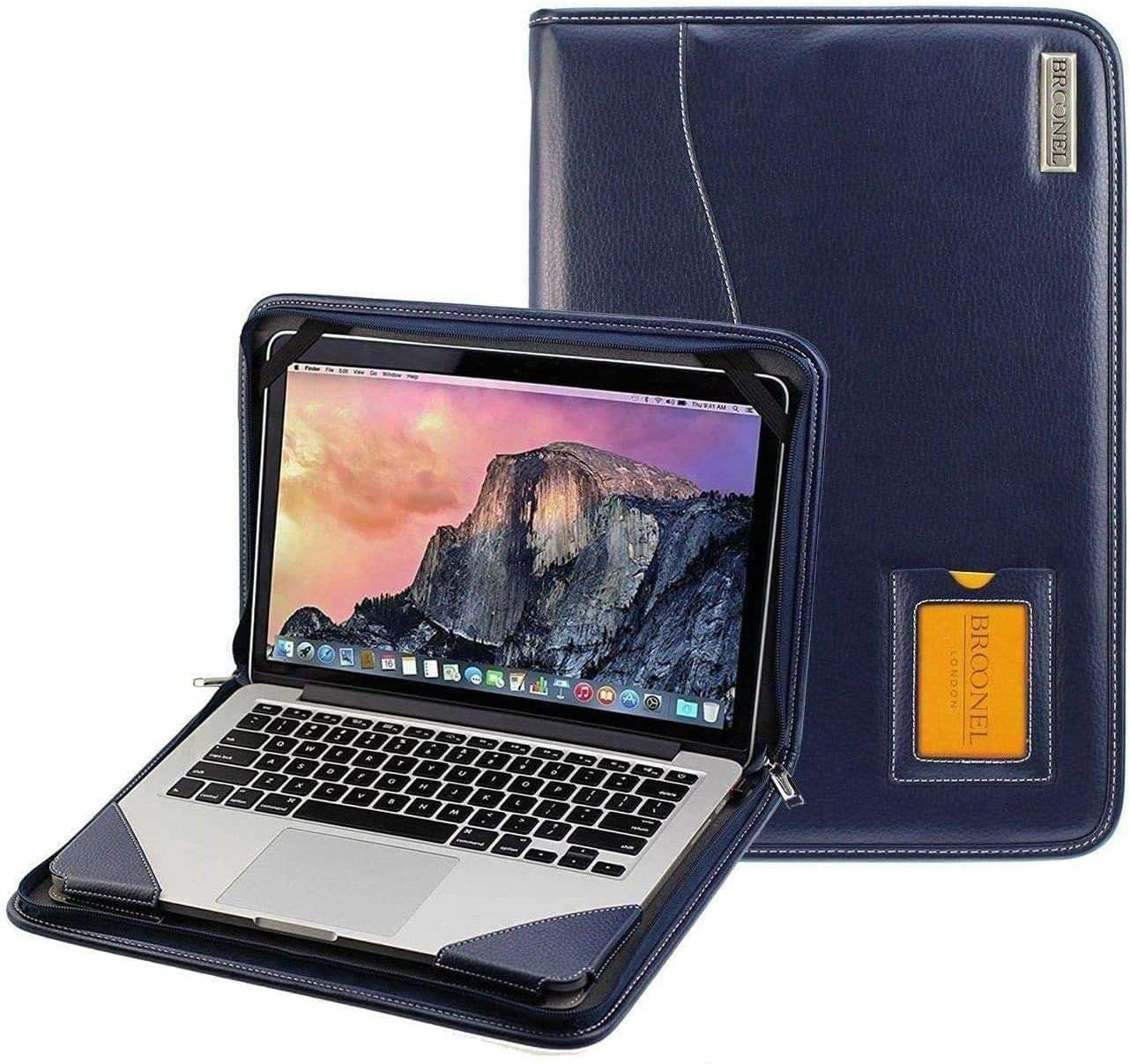 Contour Series Blue Heavy Duty Leather Case for LG gram 17 Inch