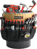 Bucket Tool Organizer Fit 3.5-5 Gallon Bucket - 51 Pockets for Tools
