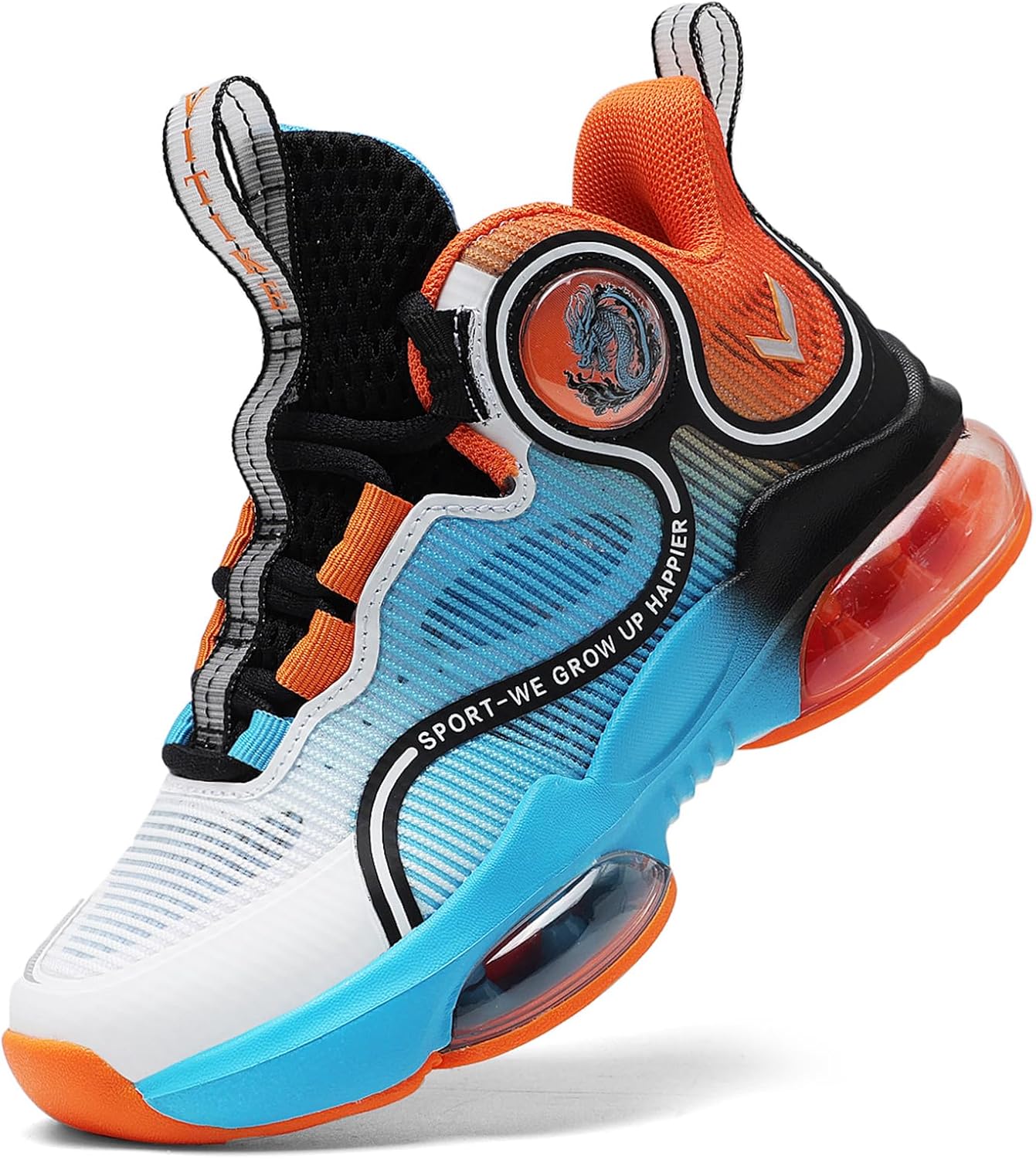 JMFCHI Kids Basketball Shoes High-Top Durable Sneakers for Kids