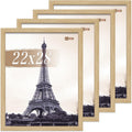 22x28 Poster Frame Set of 4 Oak - Gallery Quality Wood Frames