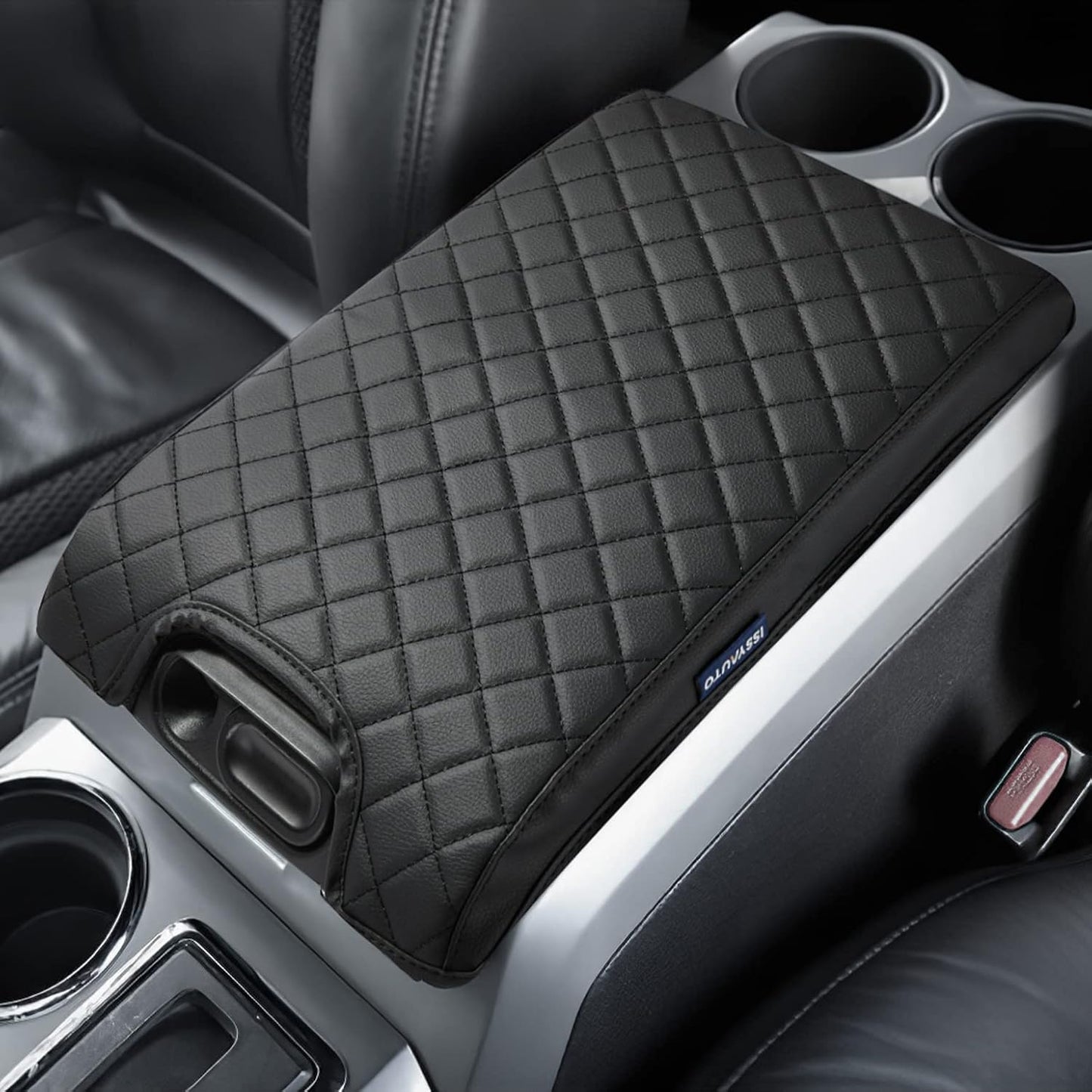 ISSYAUTO Center Console Cover for 2009-2014 F150 - Durable Fit