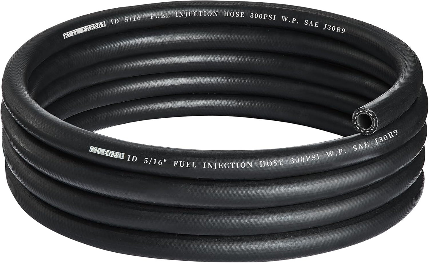 5/16 Fuel Line Hose by EVIL ENERGY - Durable 10FT Rubber Hose