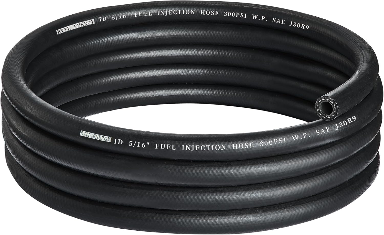 5/16 Fuel Line Hose by EVIL ENERGY - Durable 10FT Rubber Hose