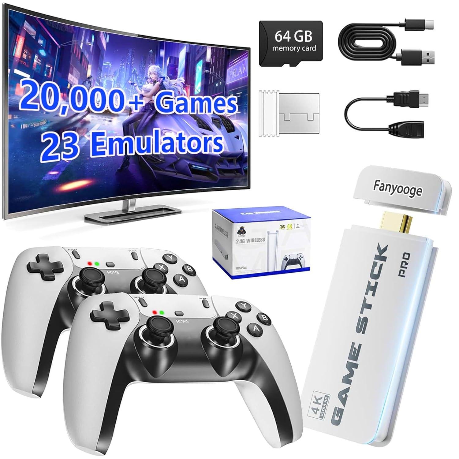 Retro Gaming Console with 20,000+ Classic Games and Emulators