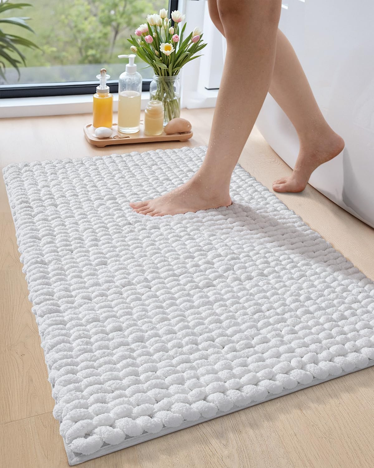 LUMI Luxury Bathroom Rug - Ultra Soft Quick Dry Bath Mat